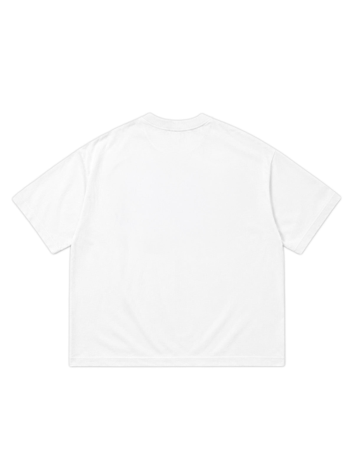Grunge Half White T-Shirt