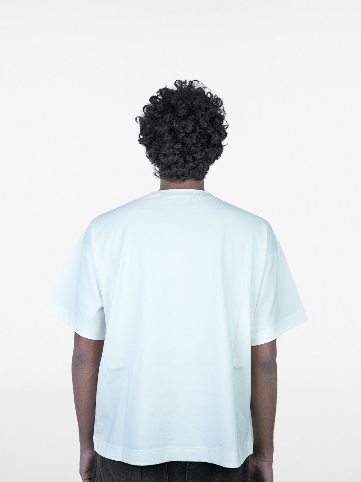 Grunge Half White T-Shirt